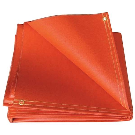 Welding Blanket, Fiberglass, 6 ft. W., 5 ft. H., 32 oz/sq yd, 1, 750 Degrees F Withstand Temp., Red MPN:R51-5X6-32-B