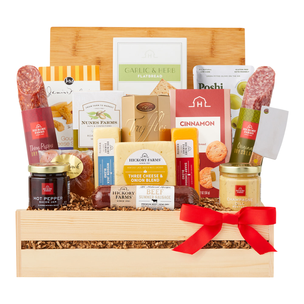 Hickory Farms - Grand Meat and Cheese Gift Crate - 17 items MPN:26-007982