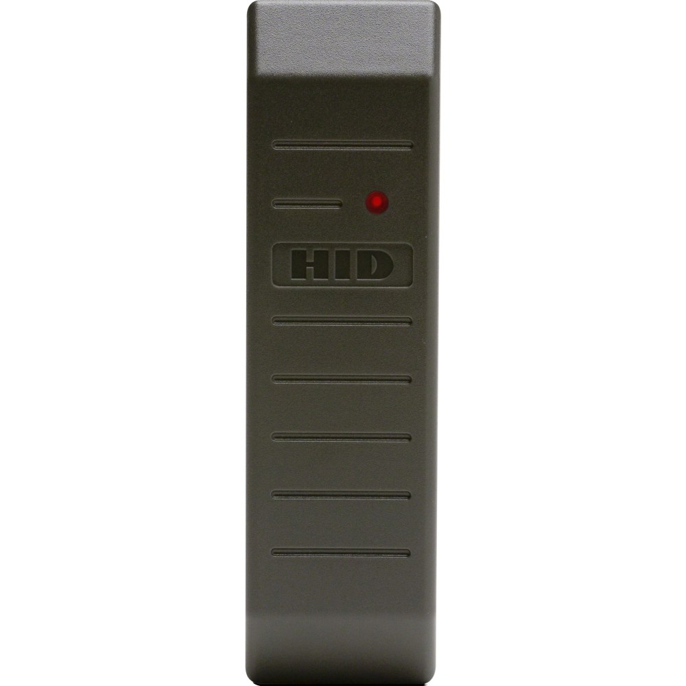HID MiniProx 5365 Smart Card Reader - Contactless - Cable - 5in Operating Range - Wiegand - Mullion Mount - Charcoal Gray MPN:5365EGP00