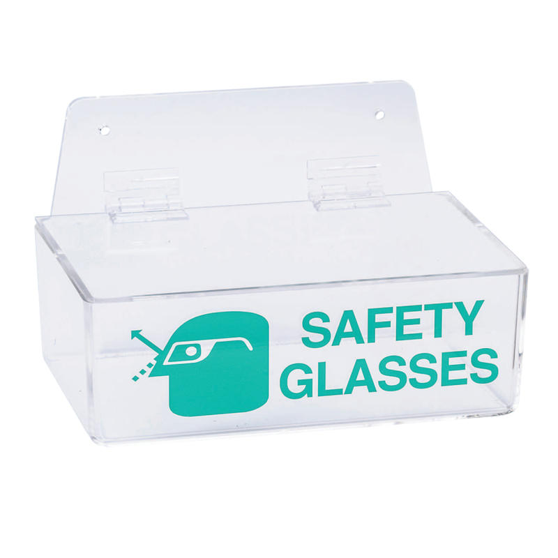Safety Glasses Holders, 9 in x 6 in x 3 in, Green/Clear MPN:2011L