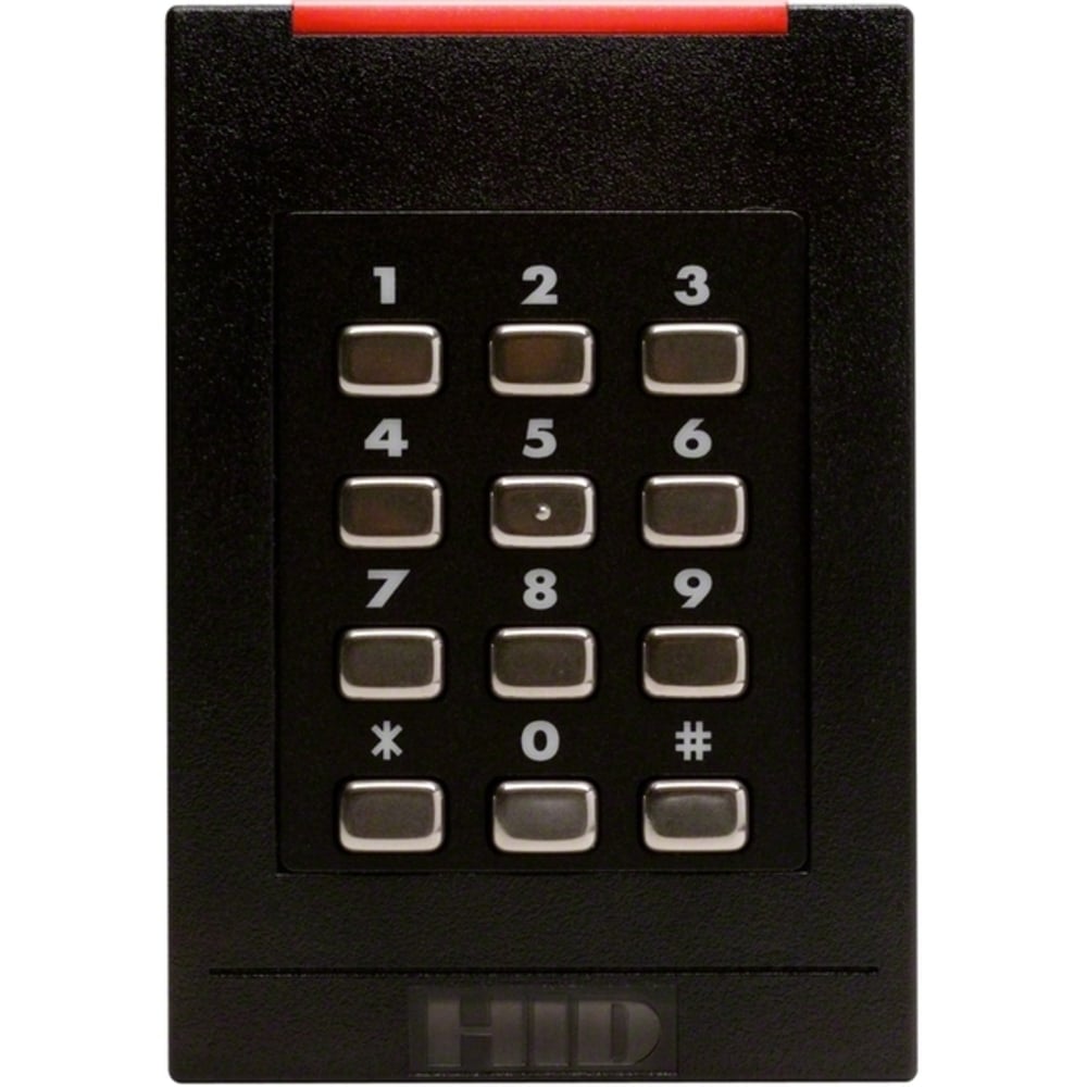 HID iCLASS RK40 6130C Smart Card Reader - Contactless - Cable - 4in Operating Range - Wiegand, Pigtail - 921NTNNEK00000 MPN:921NTNNEK00000