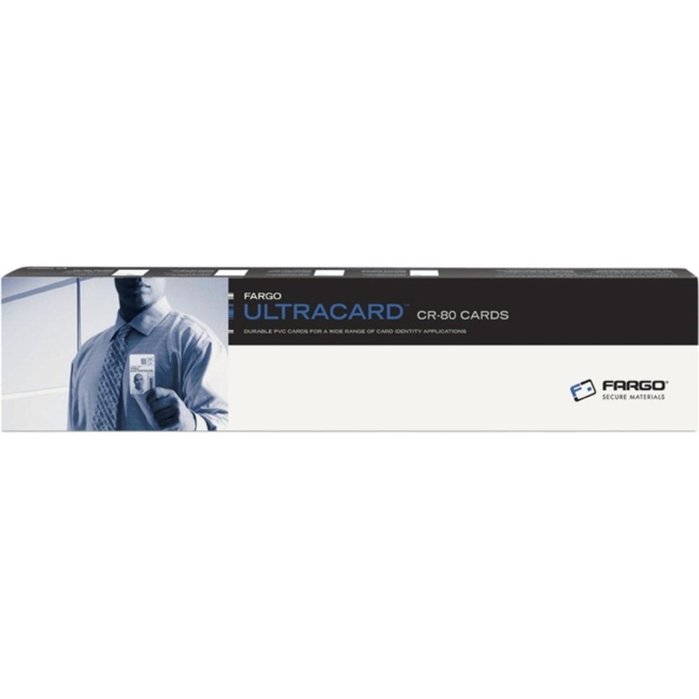 Fargo UltraCard Premium PVC Card, 82137 MPN:82137
