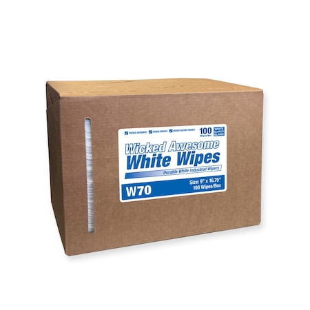 Wicked Awesome White Wipes, Hydrok, PK10 MPN:W70