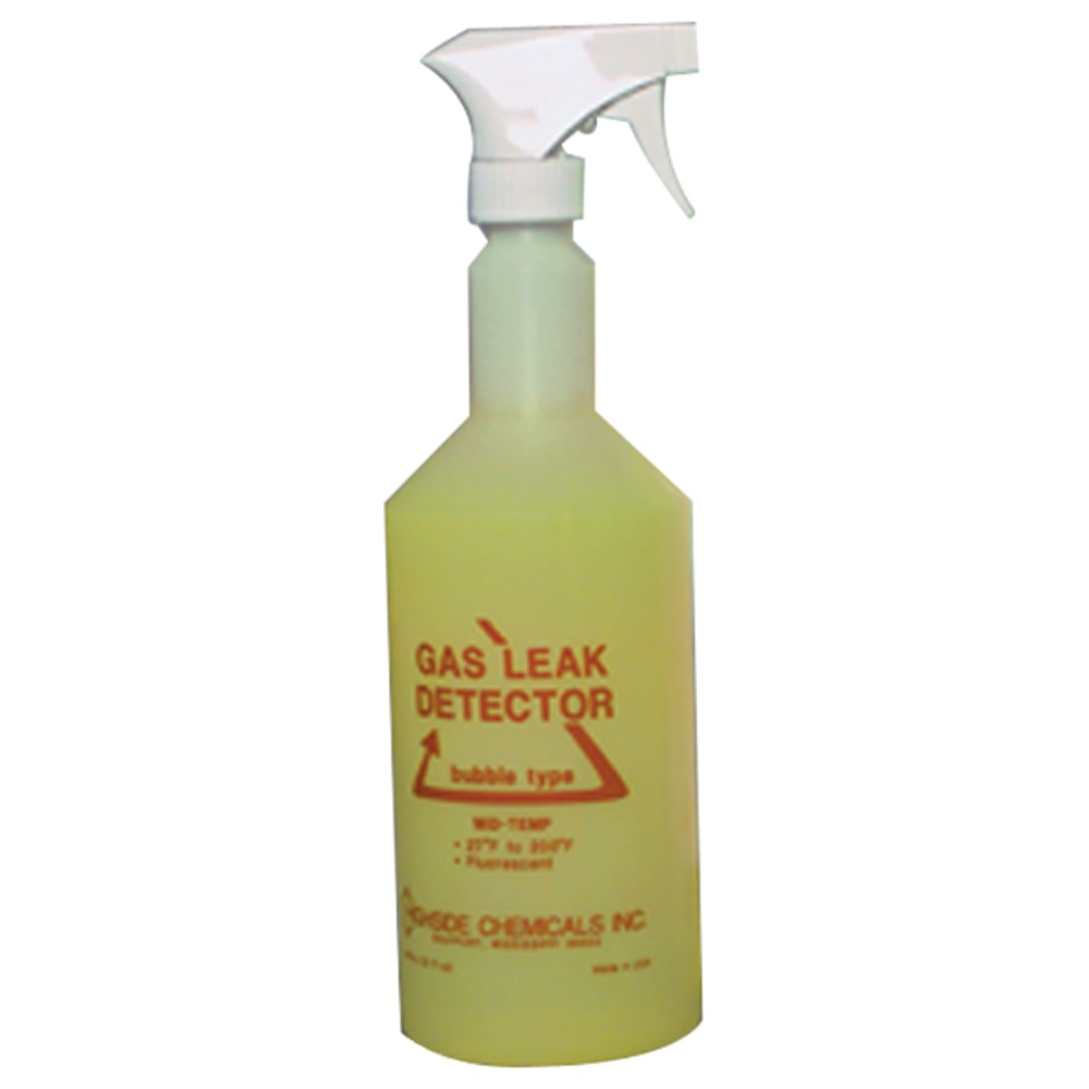 Highside Chemicals Mid-Temp Gas Leak Detector, 32 Oz Bottle, Yellow MPN:23032
