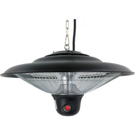 Hiland Electric Gazebo Heater 1500W 120V Black HIL-PHE-1500BR