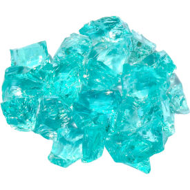 Hiland Landscape Recycled Glass 30 to 50mm Dia. Aqua LR30-GLASS-AQ