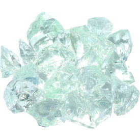Hiland Landscape Recycled Glass 30 to 50mm Dia. Clear Ice LR30-GLASS-ICE