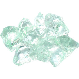 Hiland Landscape Recycled Glass 50 to 100mm Dia. Clear Ice LR50-GLASS-ICE