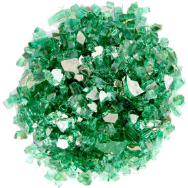 Hiland Reflective Fire Glass 20 lb. Green RFGLASS-2-RGRN