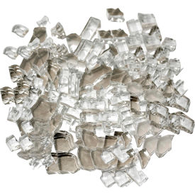 Hiland Reflective Fire Glass 10 lb. Crystal Clear RFGLASS-CRYS
