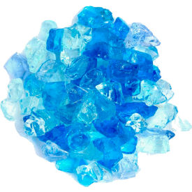 Hiland Recycled Fire Glass 10 lb. Bahama Blend RGLASS-BB