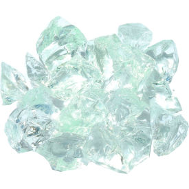 Hiland Recycled Fire Glass 10 lb. Clear Ice RGLASS-IC