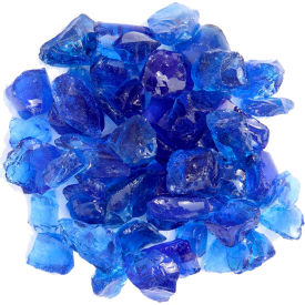 Hiland Recycled Fire Glass 10 lb. Ocean Blue RGLASS-OB