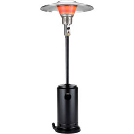 Hiland Commercial Patio Heater 40000 BTU Propane Black BURN-2400-BLK