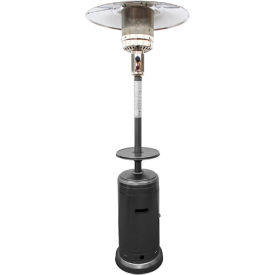 Hiland Outdoor Patio Heater 48000 BTU Propane Hammered Silver HLDS01-CB