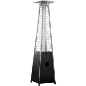 Hiland Glass Tube Patio Heater 41000 BTU Propane Black HLDS01-GTPC