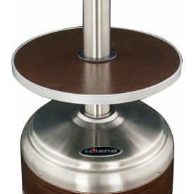 Hiland Outdoor Two Toned Patio Heater 48000 BTU Propane Stainless Steel/Hammered Bronze HLDS01-SSHGT