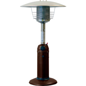 Hiland Table Top Patio Heater 11000 BTU Propane Hammered Bronze HLDS032-CG