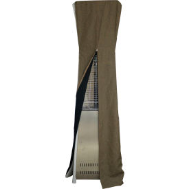 Hiland Triangle Glass Tube Patio Heater Commercial Cover Tan CHC-TGT-T