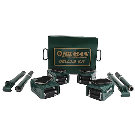 Equipment Roller Kit, Swivel, 8, 000 lb. Cap MPN:KNRS-4-4S