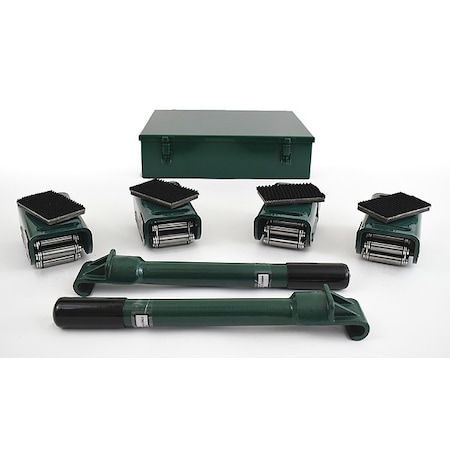Equipment Roller Kit, Swivel, 6, 000 lb. Cap MPN:KRS-3-4S