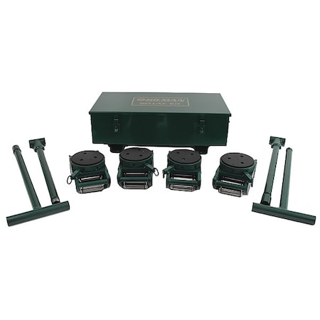 Equipment Roller Kit, Swivel, 80, 000 lb. Cap MPN:KRS-40-SLP