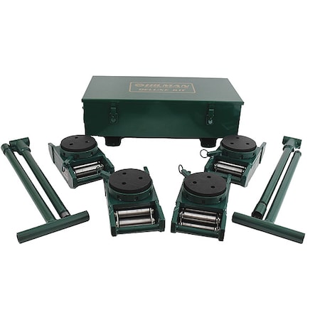 Equipment Roller Kit, Swivel, 120, 000 lb.Cap MPN:KRS-60-SLP