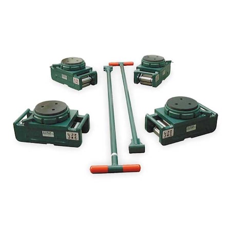 Equipment Roller Kit, Swivel, 240, 000 lb. Cap MPN:RS-120-SLP