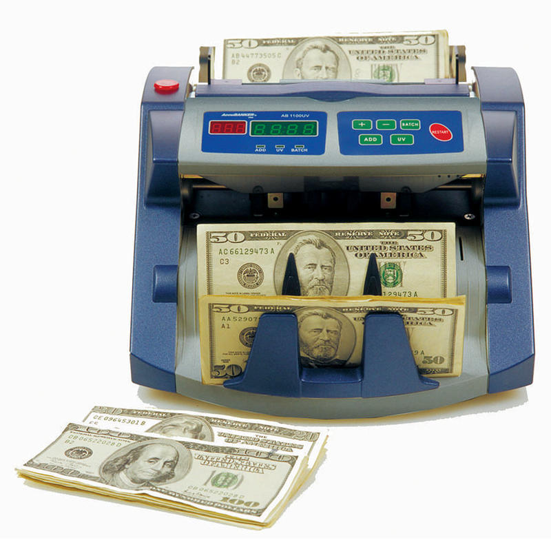 AccuBanker AB-1100MG/UV Commercial Bill Counter With Emergency Stop Feature MPN:AB1100MG/UV