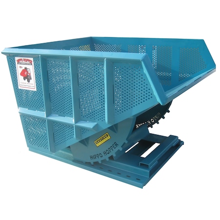 Dewatering Hopper, 1/4 cu yd, Gray, Steel MPN:HH02-DW
