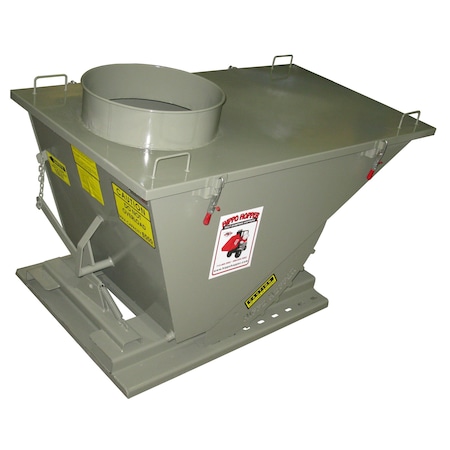 Dust Hopper, 1/2 yd., 6500 lb. MPN:HH08-LF-DUSTDR