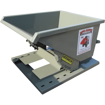 Hopper, w/Casters, 1/2 yd., 2000 lb., Gray MPN:HH08LD-CS