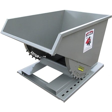 Hopper, 1/2 yd., 4000 lb., Gray MPN:HH08MD