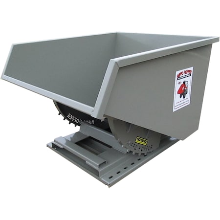 HD Hopper, 1 yd., 6500 lb., Gray MPN:HH16HD