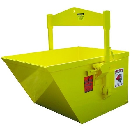Crane Hopper, 1 1/2 cu yd, Yellow, Steel MPN:HH24CD