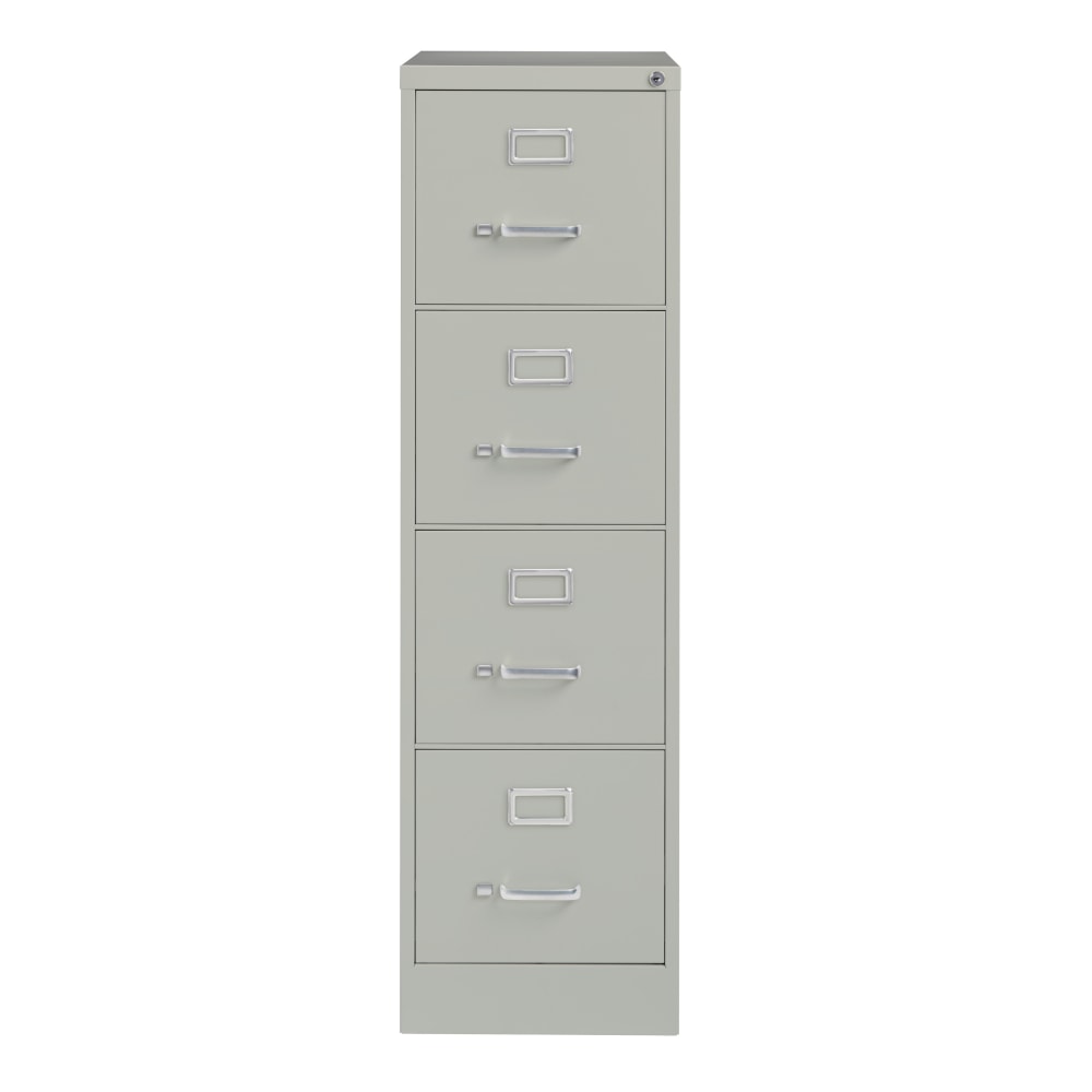 Hirsh 22inD Vertical 4-Drawer File Cabinet, Light Gray MPN:22733