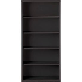 Hirsh 5 Shelf Bookcase 34-1/2