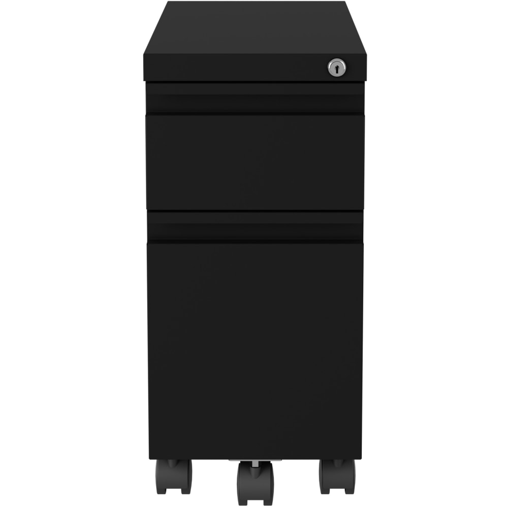 Hirsh 20inD Vertical 2-Drawer Mobile File Cabinet, Black MPN:22650