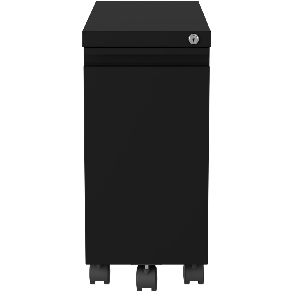 Hirsh 20inD Vertical 2-Drawer Mobile File Cabinet, With Hidden Box Drawer, Black MPN:22651
