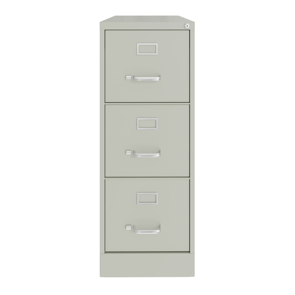 Hirsh Commercial 22inD Vertical 3-Drawer File Cabinet, Light Gray MPN:24857