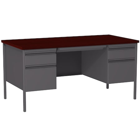 Rectangular Office Desk, 30 in D X 29 1/2 in H, 60 in W X MPN:20102
