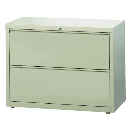 36 in W 2 Drawer Lateral File Cabinet, Putty, A4/Legal/Letter MPN:17450