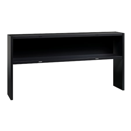 Desk Hutch, 36 in H, 71 in W X Metal, Black MPN:20559
