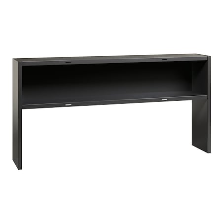 Desk Hutch, 36 in H, 71 in W X Metal, Black MPN:20560