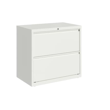 30 in W 2 Drawer Lateral File Cabinet, White, A4/Legal/Letter MPN:23696