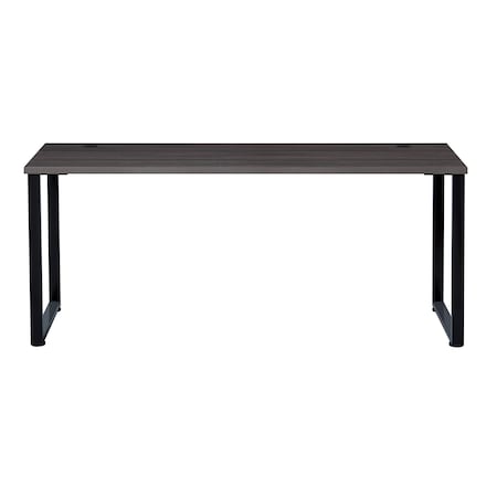 Commercial Desks, 23.6 in D X 29.9 in H, 59 in W X Steel, Black / Weathered Charcoal MPN:23988