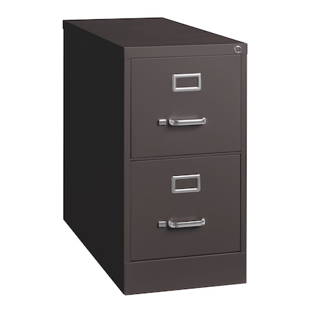 15 in W 2 Drawer Vertical File Cabinet, Medium Tone, Letter MPN:24064