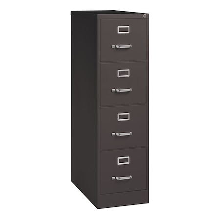 15 in W 4 Drawer Vertical File Cabinet, Medium Tone, Letter MPN:24066