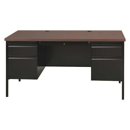 Office Desk, Double Pedestal, 60