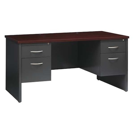 Office Desk, Double Pedestal, 60